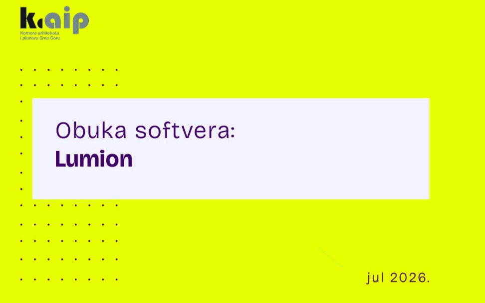 Obuka softvera: Lumion